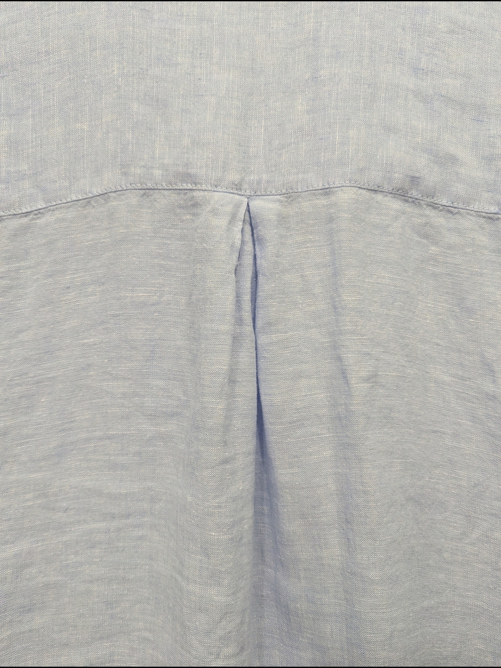 Rachel Zoe Light Blue Button-Front 100% Linen Top Size Small - Picture 10 of 11